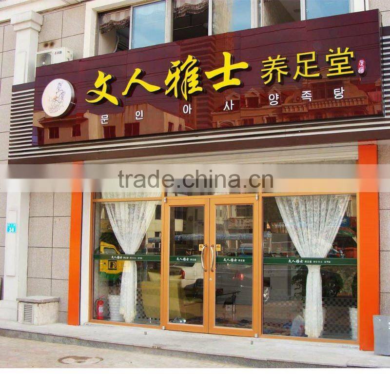 Aluminum doors and fixed windows