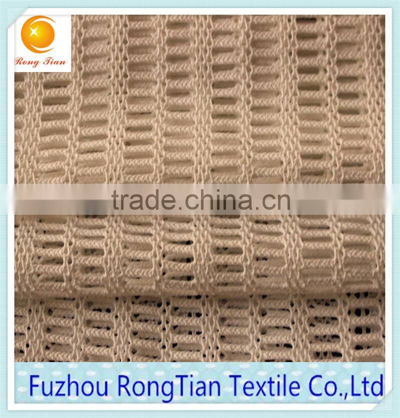 Comfortable plain style nylon elastic mesh fabric for dress