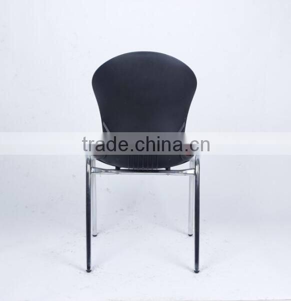 wholesale STACKABLE theather furniture church plastic chairs with metal frame 1015d
