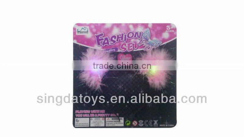 Flashing feather hairpin beautiful party goods christmas light