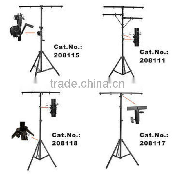 Cheap LED Stage lighting air cushion audio dj black aluminum bridge light stand