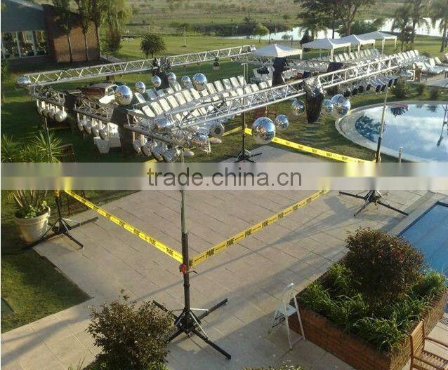 Mounteck lighting easy install lighting truss lift tower 250kg heavy duty steel truss