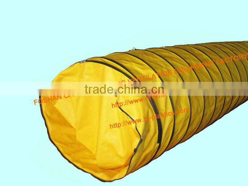 flexible mining and tunnel air duct