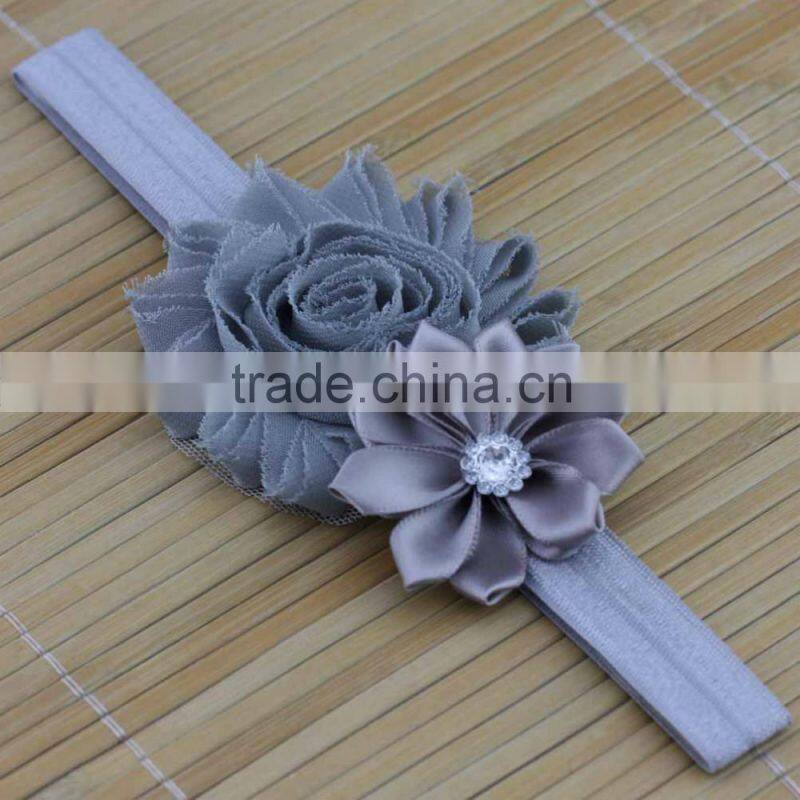 Newborn Baby Girls Flower Headband Soft Elastic Band Headwear Hair Accessories