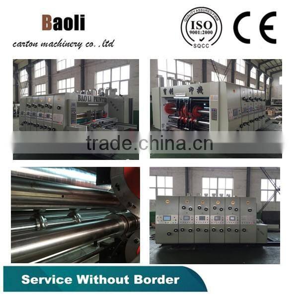 High speed flexo printing slotting machine/Corrugated box machinery