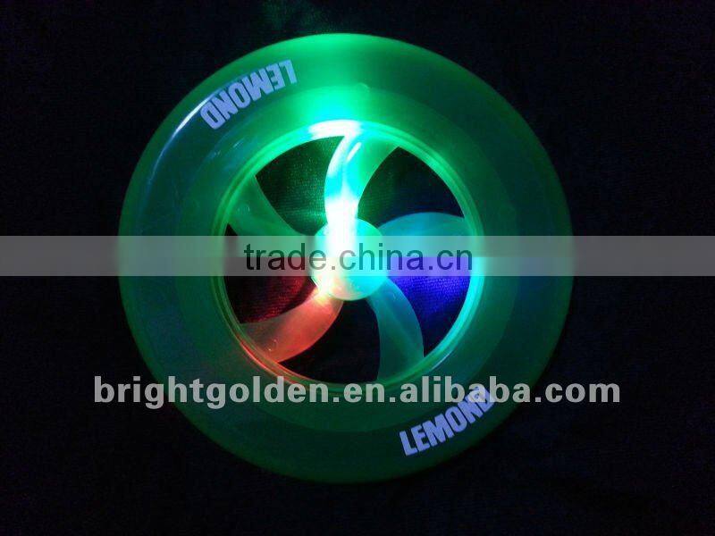 Led glow frisbee