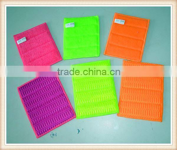 Kitchen dish cup sponge chenille microfiber cheap rag rugs