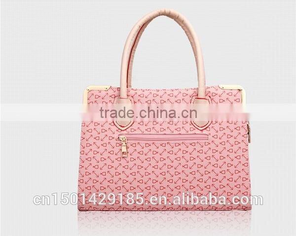 2015 trend PU leather wholesale handbag Italian office ladies style