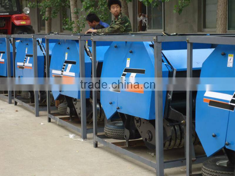 Round hay baler with CE approved