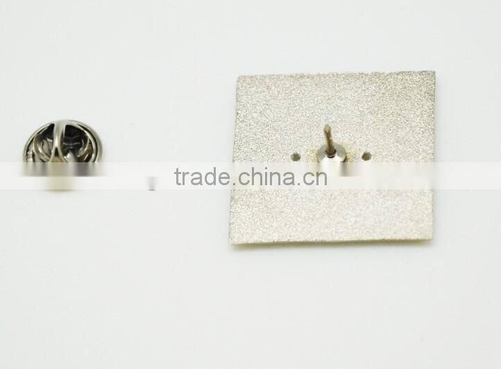 Good quality custom silver metal wholesale lapel pin