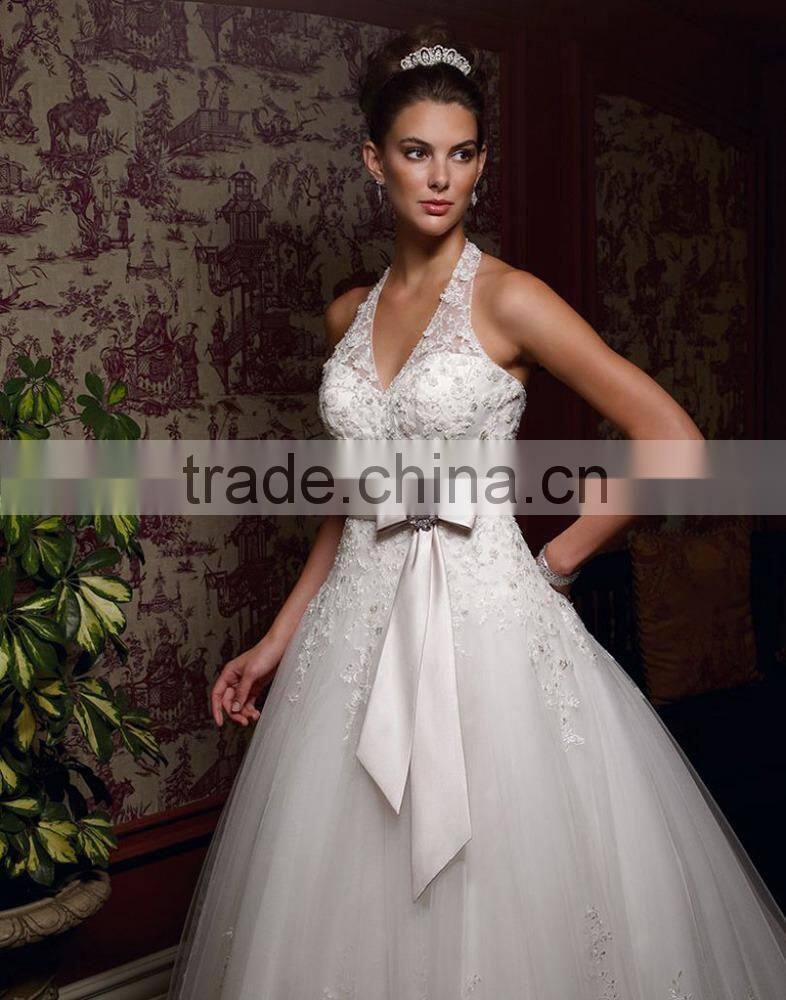 Wholesale new designs princess wedding gowns