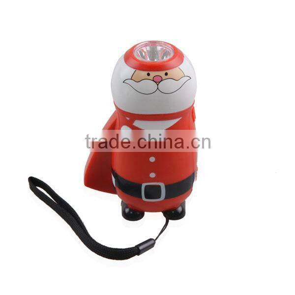 Animal 1 LED hand press flashlight