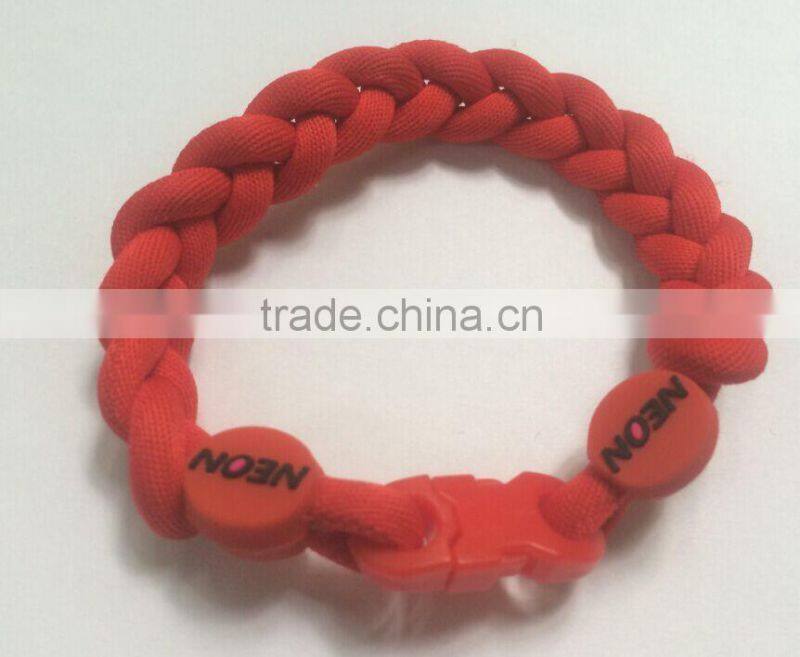 Triple Braided Neon Cord Bracelet