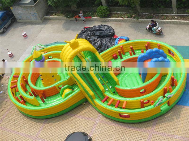 Outdoor Adult Inflatable Obstacle Course for Sale
