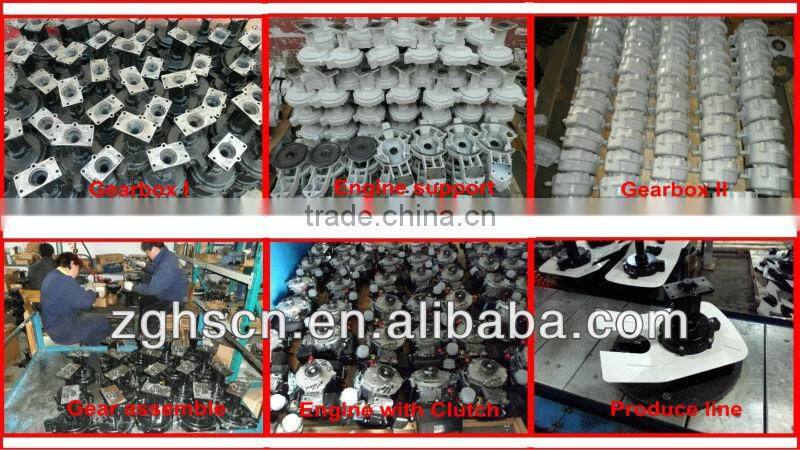 Little White Dragon 170F ploughing state micro tiller