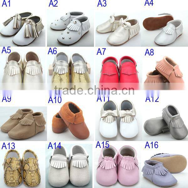 elegant soft wholesale leather toddler moccasins