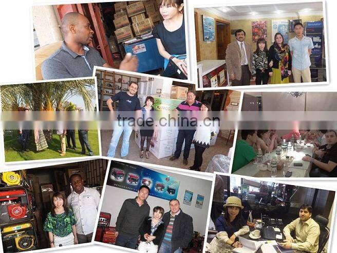 5KW GASCO electric start with 2 wheels and handles diesel generator