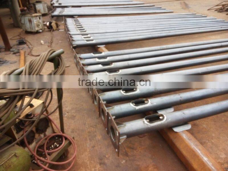 6m single arm street light pole