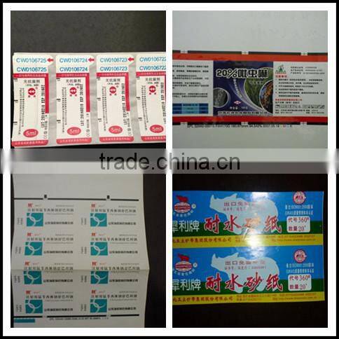 automatic label 4 colour flexo printing machine