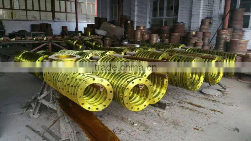 BS4504 PN10 PN16 carbon steel SS400 A105 yellow paint flange