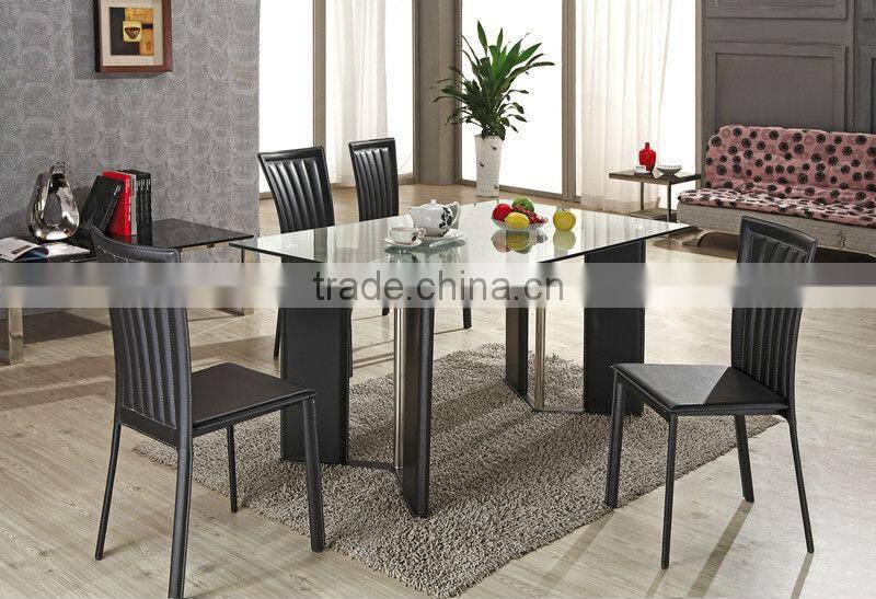 Top Selling Upholstered Stainless Steel Dining Chairs for Home Used HZ621-3