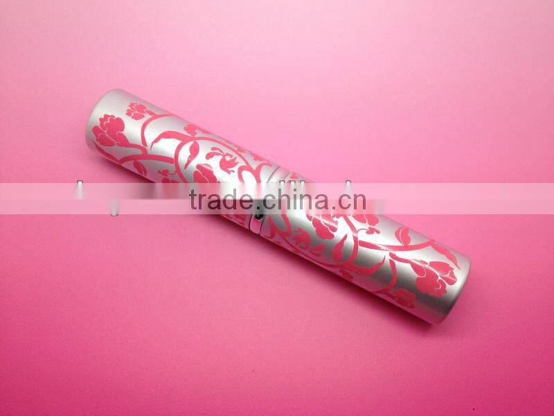 synthetic hair makeup retractable blush brush/cosmetic metal brushes