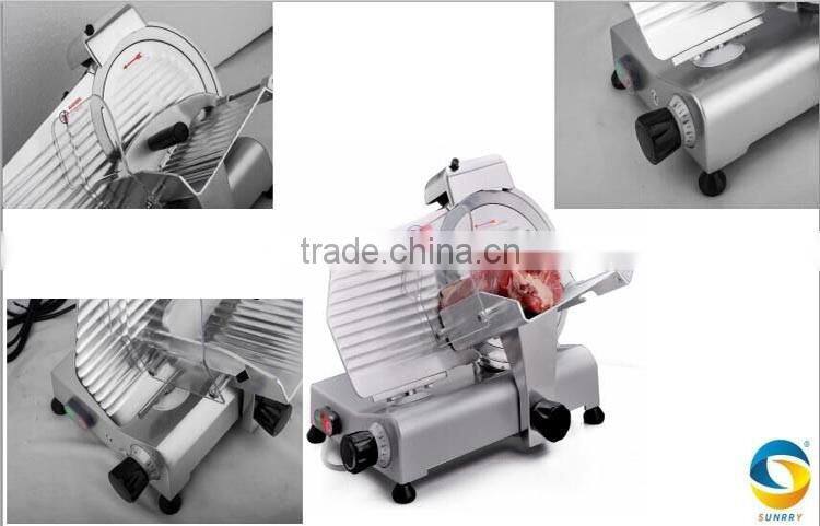 Meat slicer bade diameter 250 mm frozen meat slicer is chinese blade hand meat slicer for CE (SY-MS250A SUNRRY)