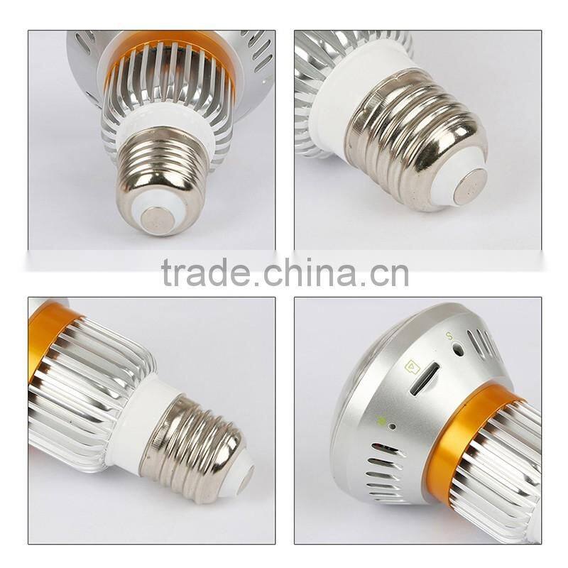 HD960P P2P IP Network Camera wifi light bulb camera with motion detection