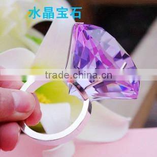beautiful glass handicraft decorative napking ring