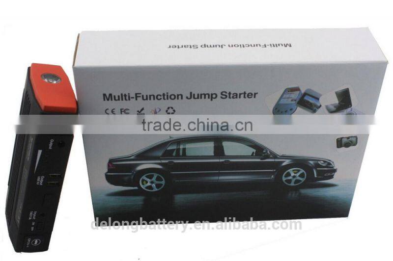13800mah Emergency car portable battery jump starter mobile power pack battery jump starter