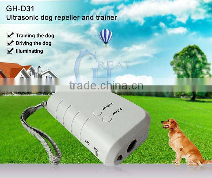 GH-D31 Portable ultrasonic dog repeller and trainer