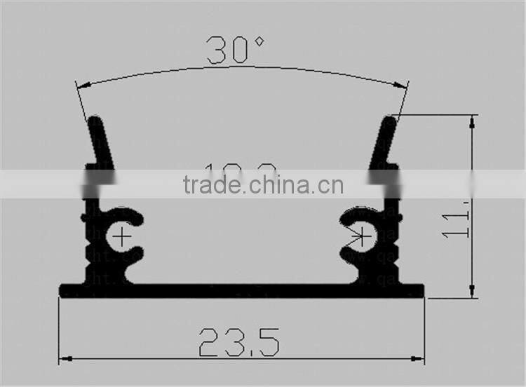 QS-C01 Aluminum Alloy Profile Used For LED Strip Light