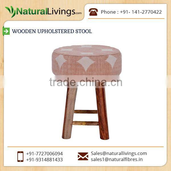 Superior Quality Standard Size Upholstered Stool