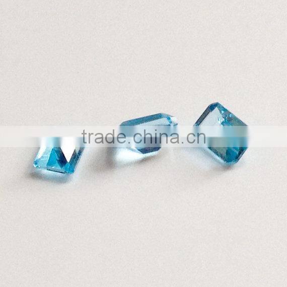 Blue Quartz loose Octagon Faceted Cut Gemstone