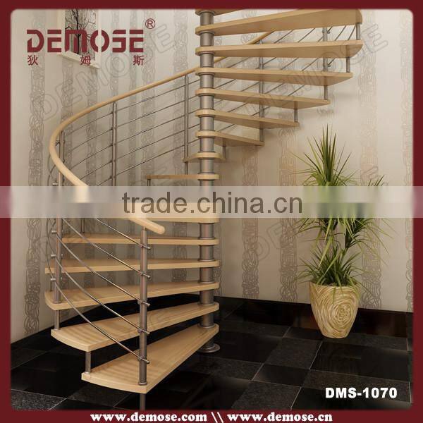 artistic spiral staircases prices/wood stair step/glass folding stairs