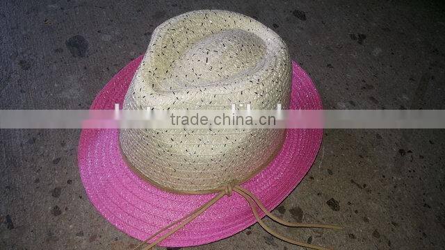 Cost price hot sale promotion summer natural children straw hats