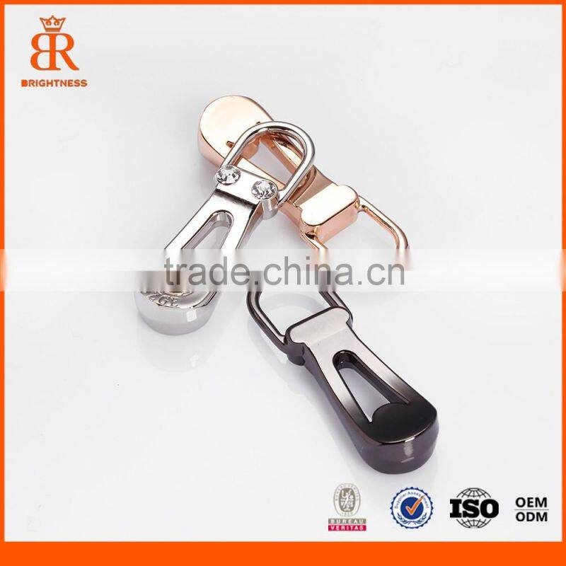 Painted technics zipper sliders nickel-free feature zipper pull