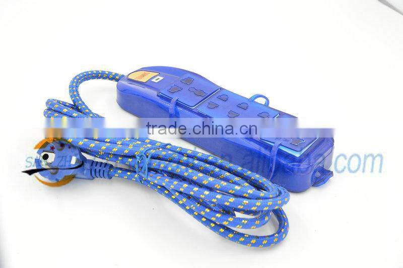 Children Protector 5 gang european standard multifunctional extension socket