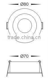 Stainless steel wax moulding casting body IP20 modern crystal flower ceiling light