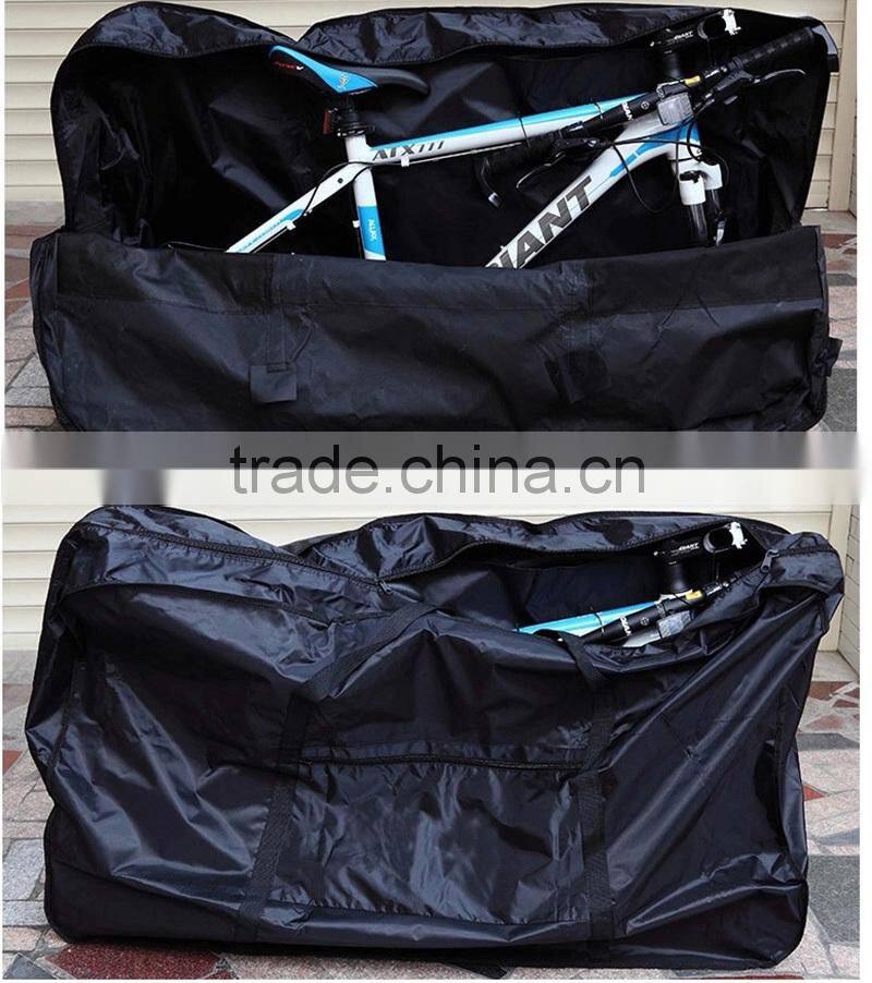 foldable bicycle transport case travel black bike bag