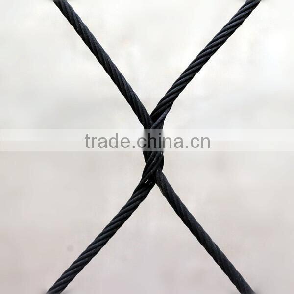CE certificated stainless steel black oxidized zoo mesh
