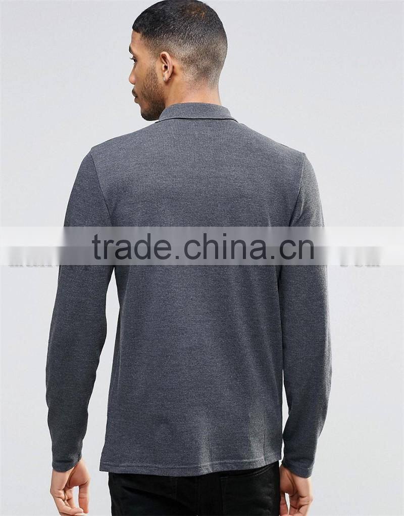 2016 New Long Sleeves Polo Shirt For Man Custom Polo Shirt