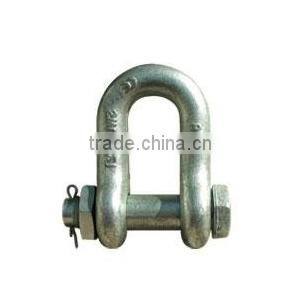 Screw pin bow shackle, d shackle