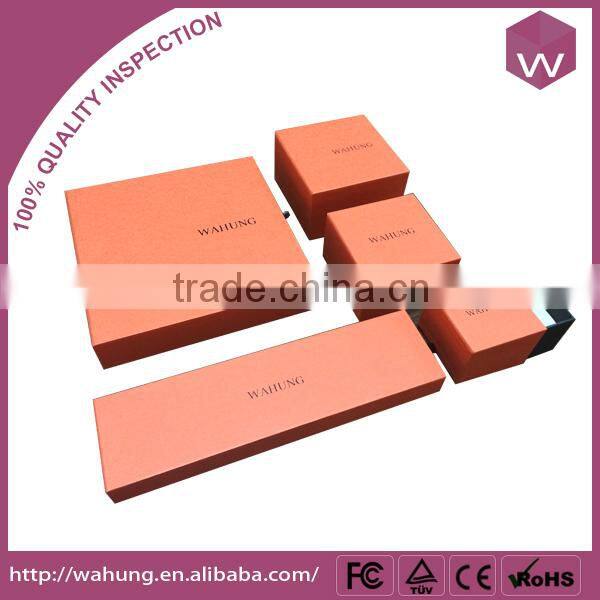 Csutom Rose Gold Color Paper Jewelry Ring Box