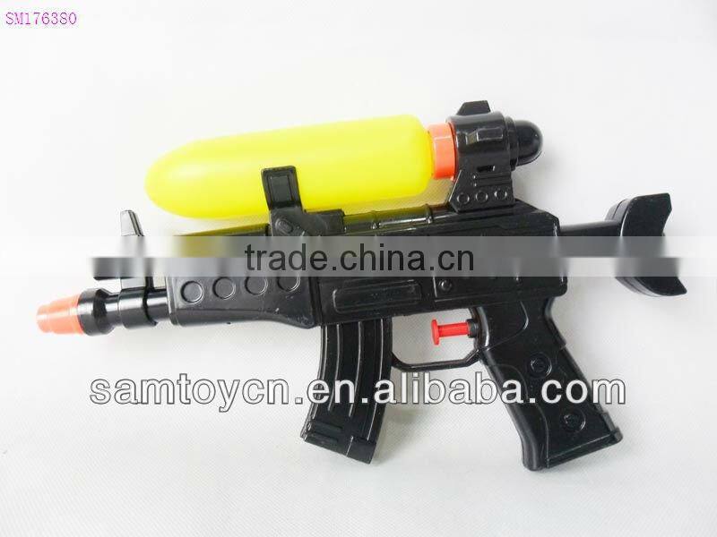 Black plastic water gun for kids