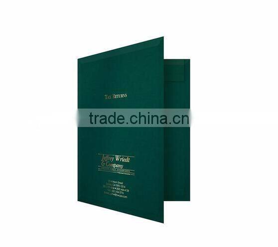 Paper File Folder, A4 size presentation folder with logo printing