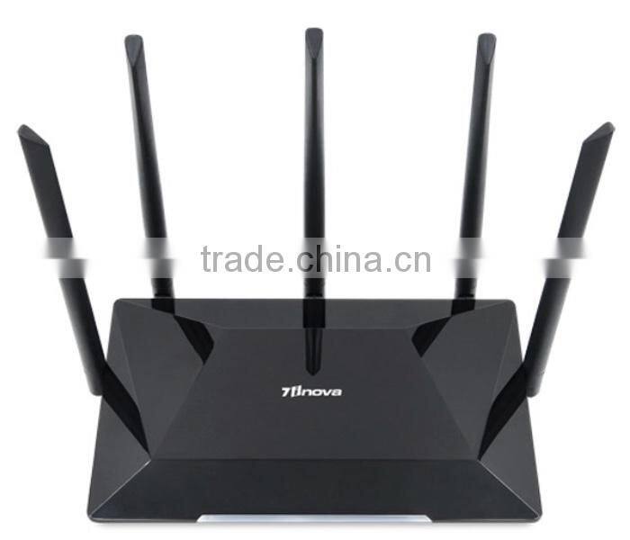 802.11AC 2.4G 5.8G 1300M Wireless WiFi Dual Band Router with 5 Antennas