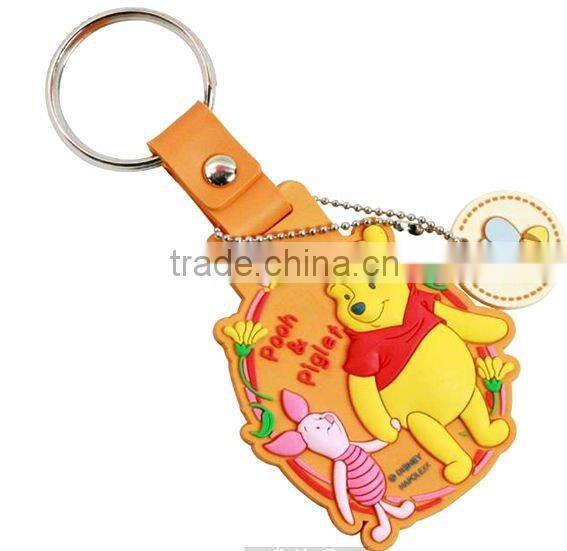 3D sports badminton and shuttlecock racket keychain sets for sportsmen
