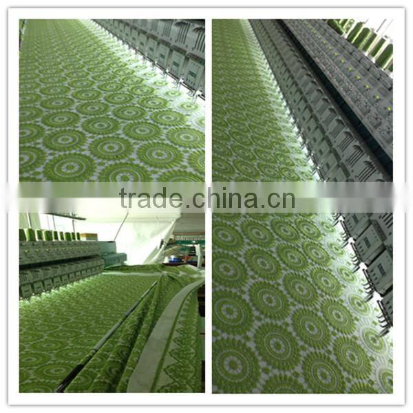 New design polyester austrian embroidery designs flower lace for women shoes high heels