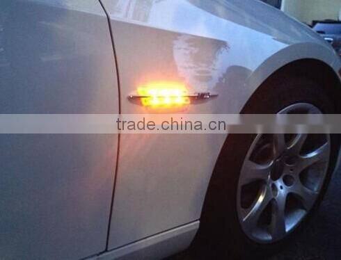 Car accessories led side lamps LED turn signal lights for BMW E92 E90 E81 E82 E87 E88 E91 E60 E61 smoke M logo